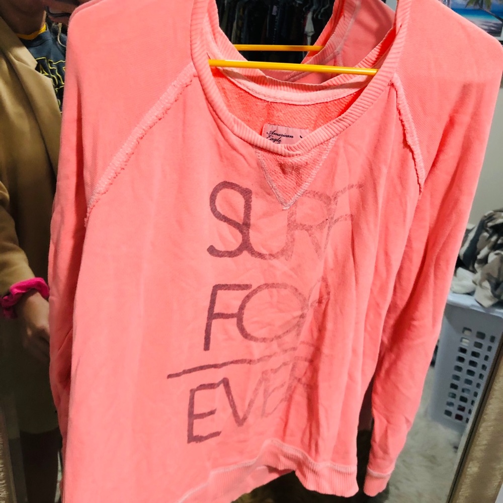 Peach American Eagle Sweater